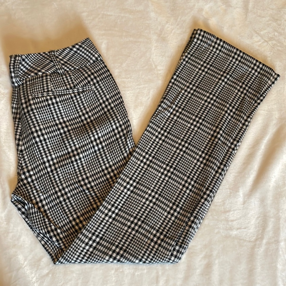 Plaid work pants